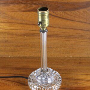 Vintage glass table lamps (works well)